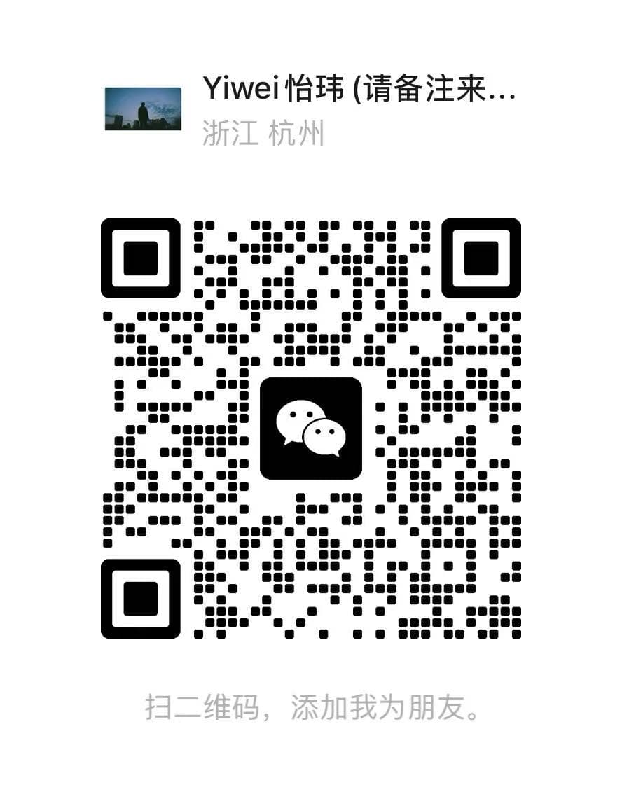 WeChat contact QR code