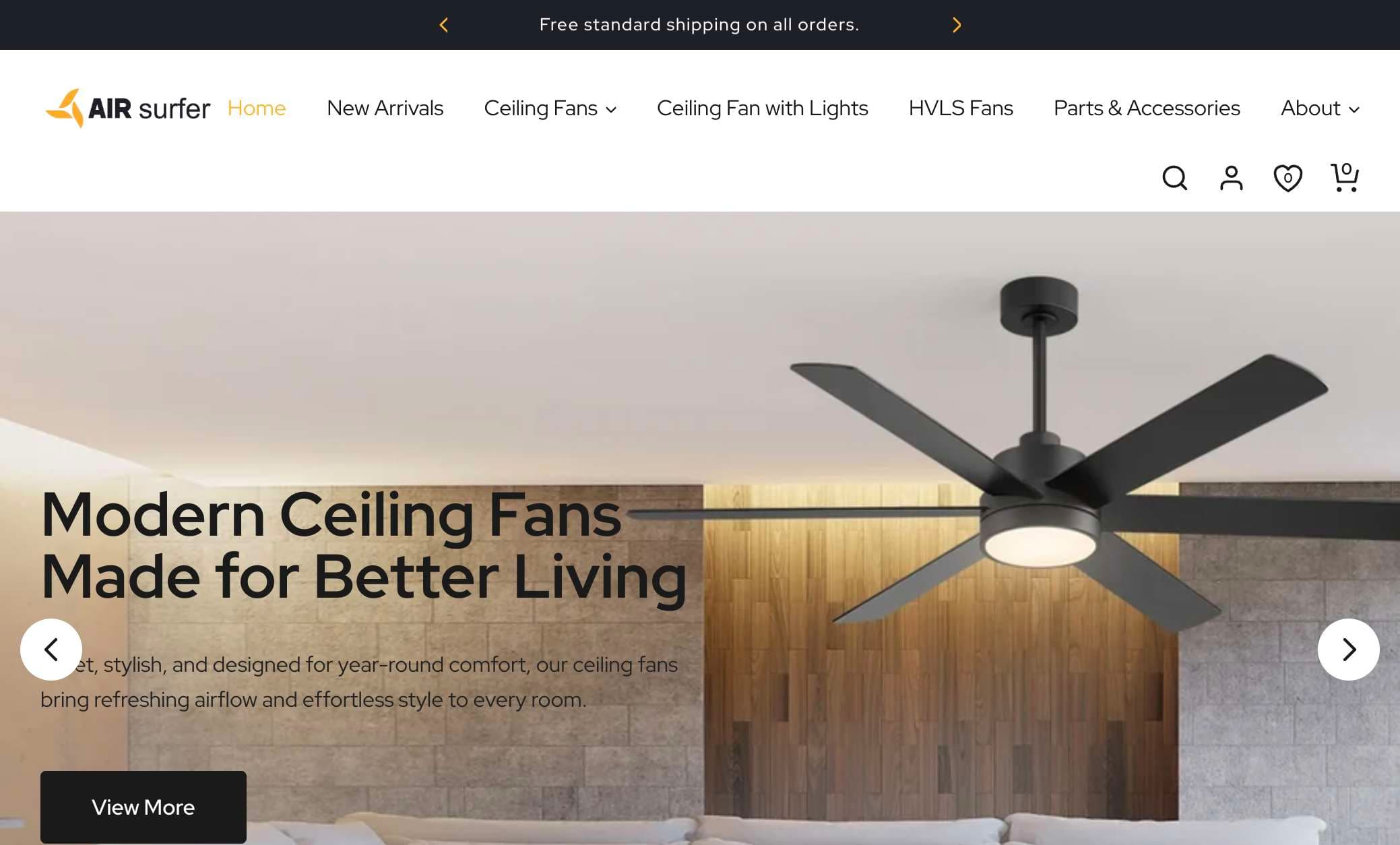 AIRsurfer homepage captured on September 26, 2026